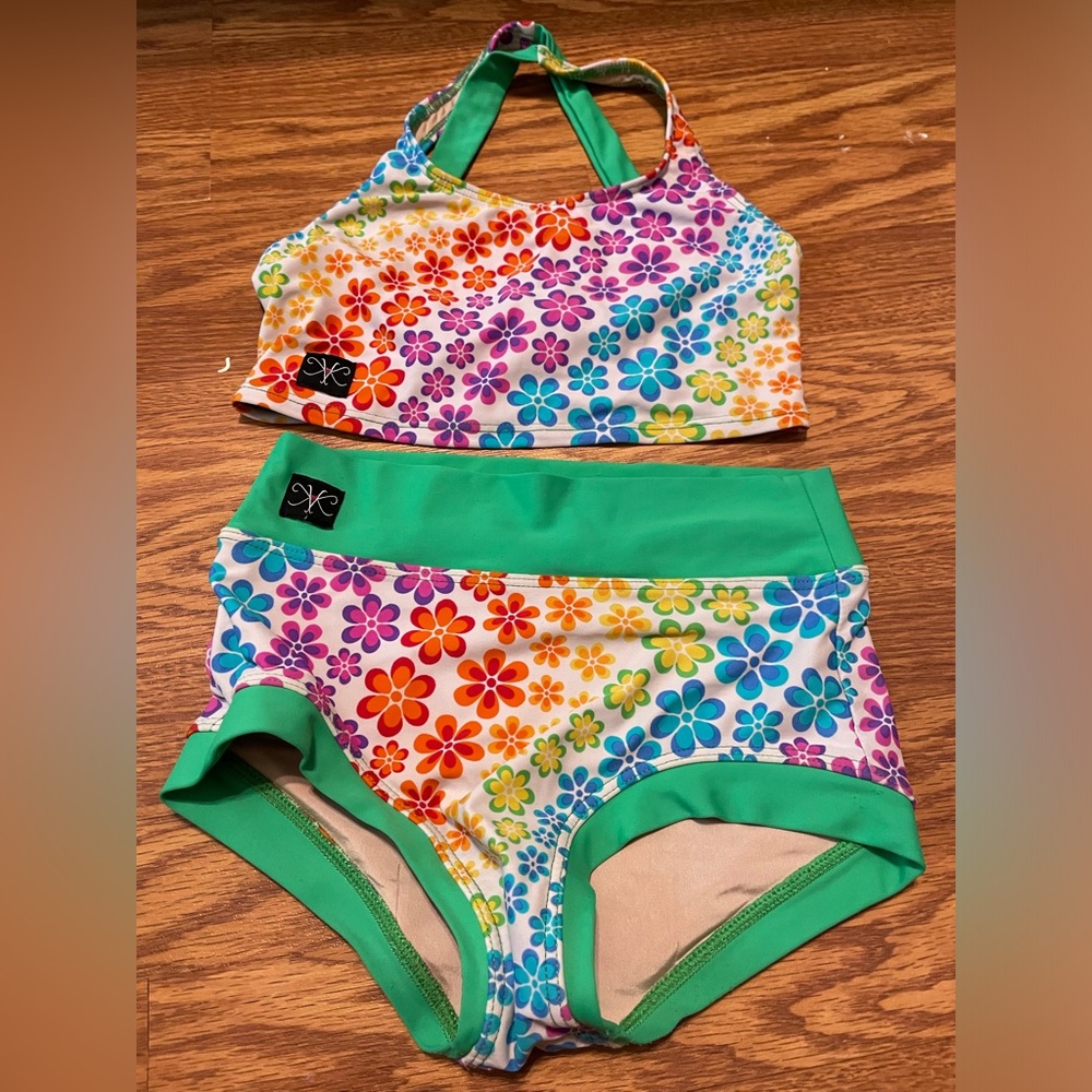 Rainbow Floral Dancewear
